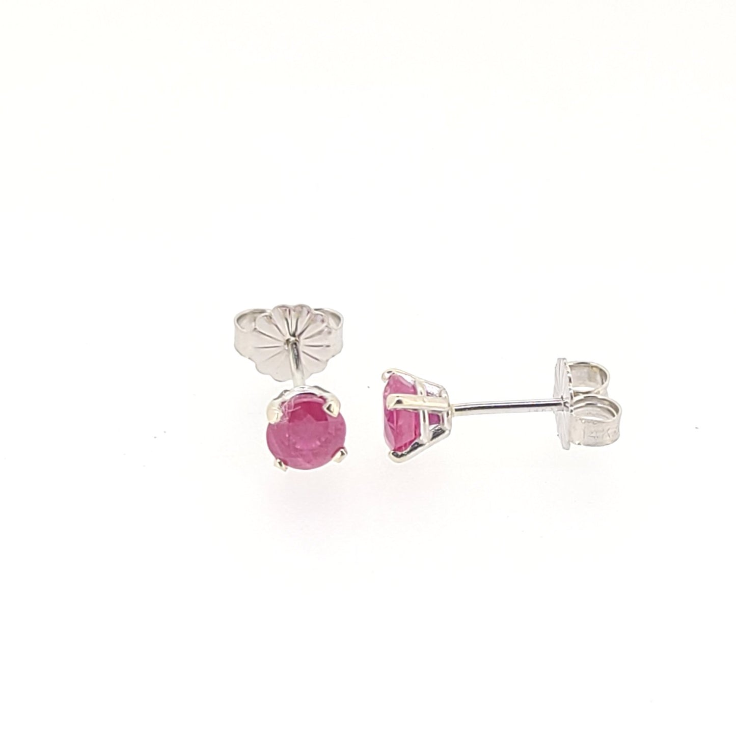 Burmese Ruby Stud Earrings