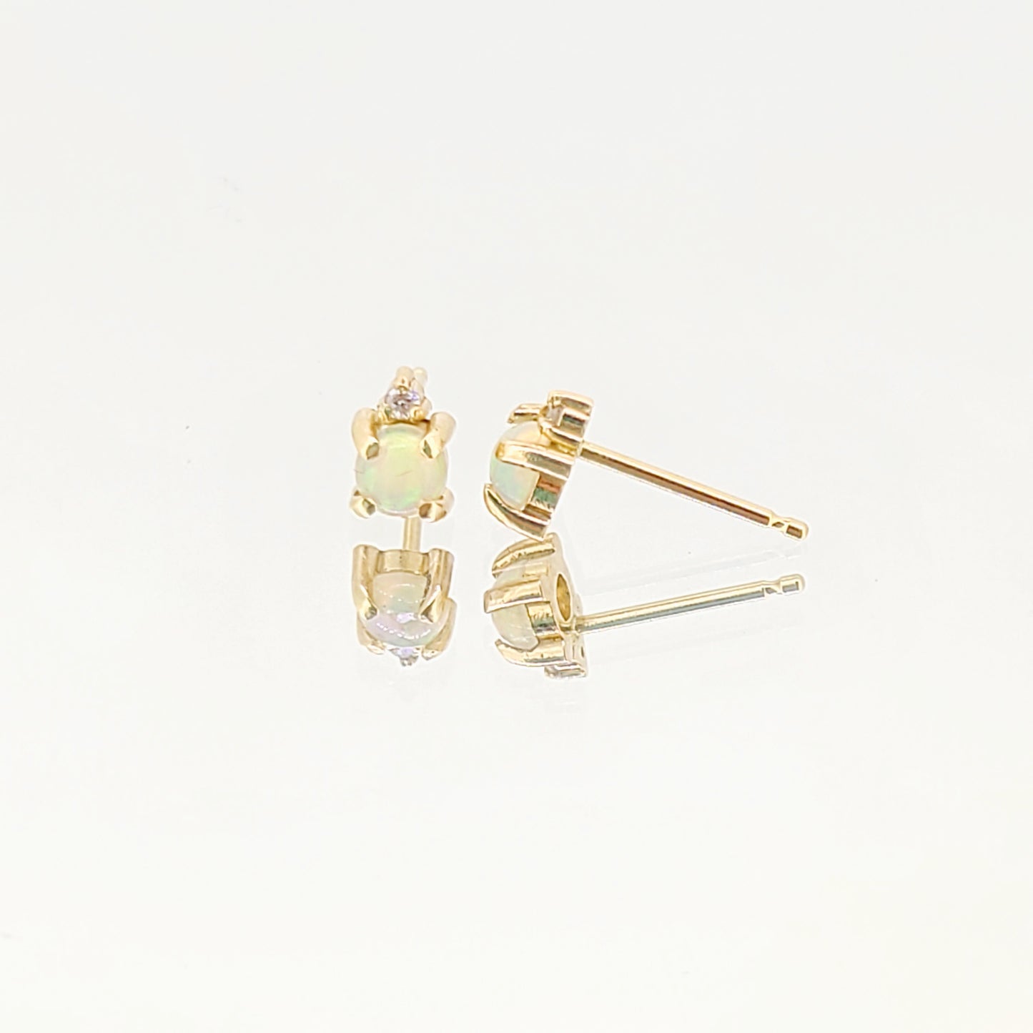 Ethiopian Opal Stud Earrings