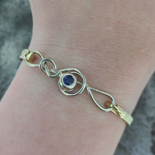 Handmade Sapphire Bracelet