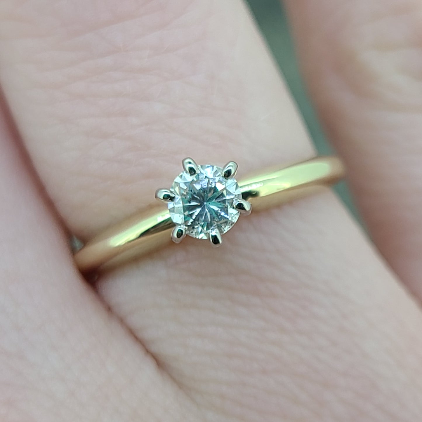 0.39ct Solitaire Engagement Ring