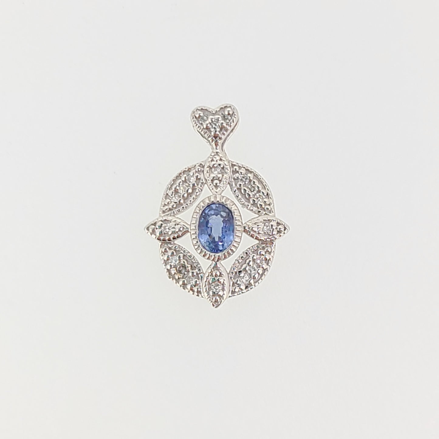 Sapphire and Diamond Pendant