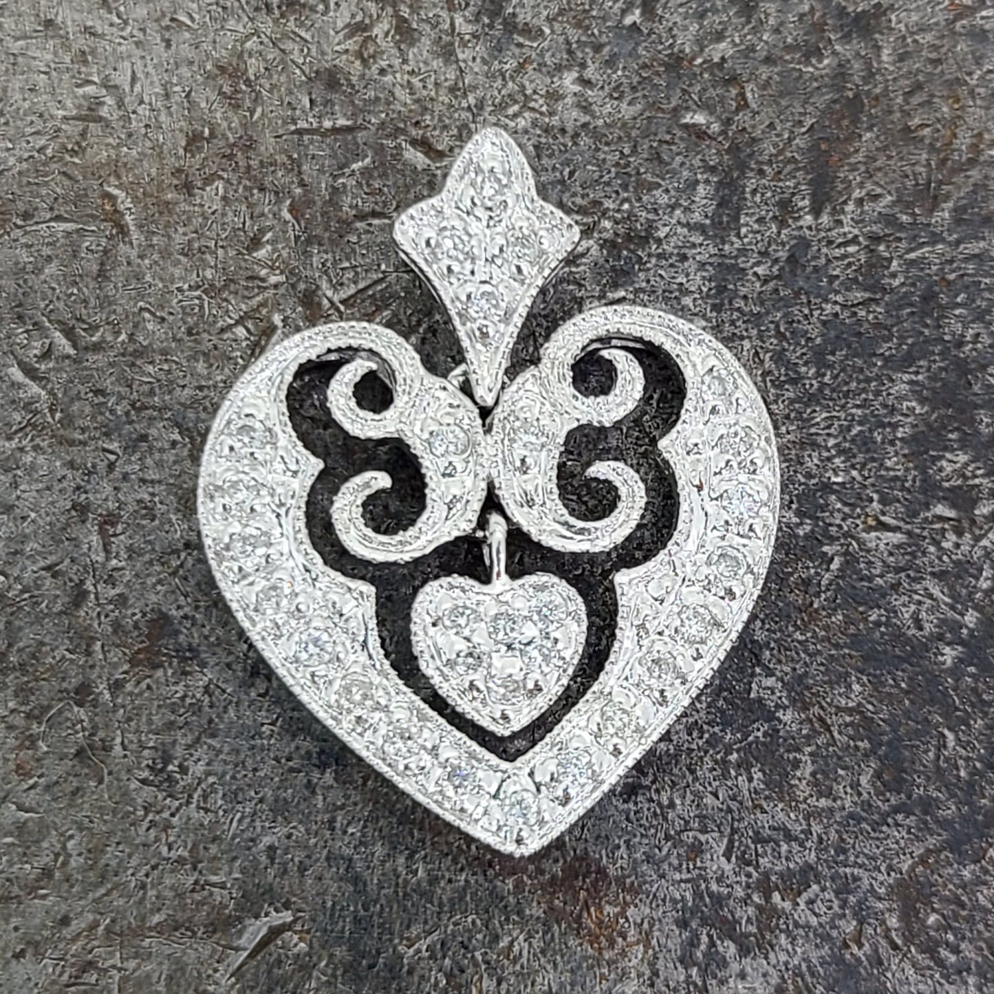 Diamond Heart Pendant