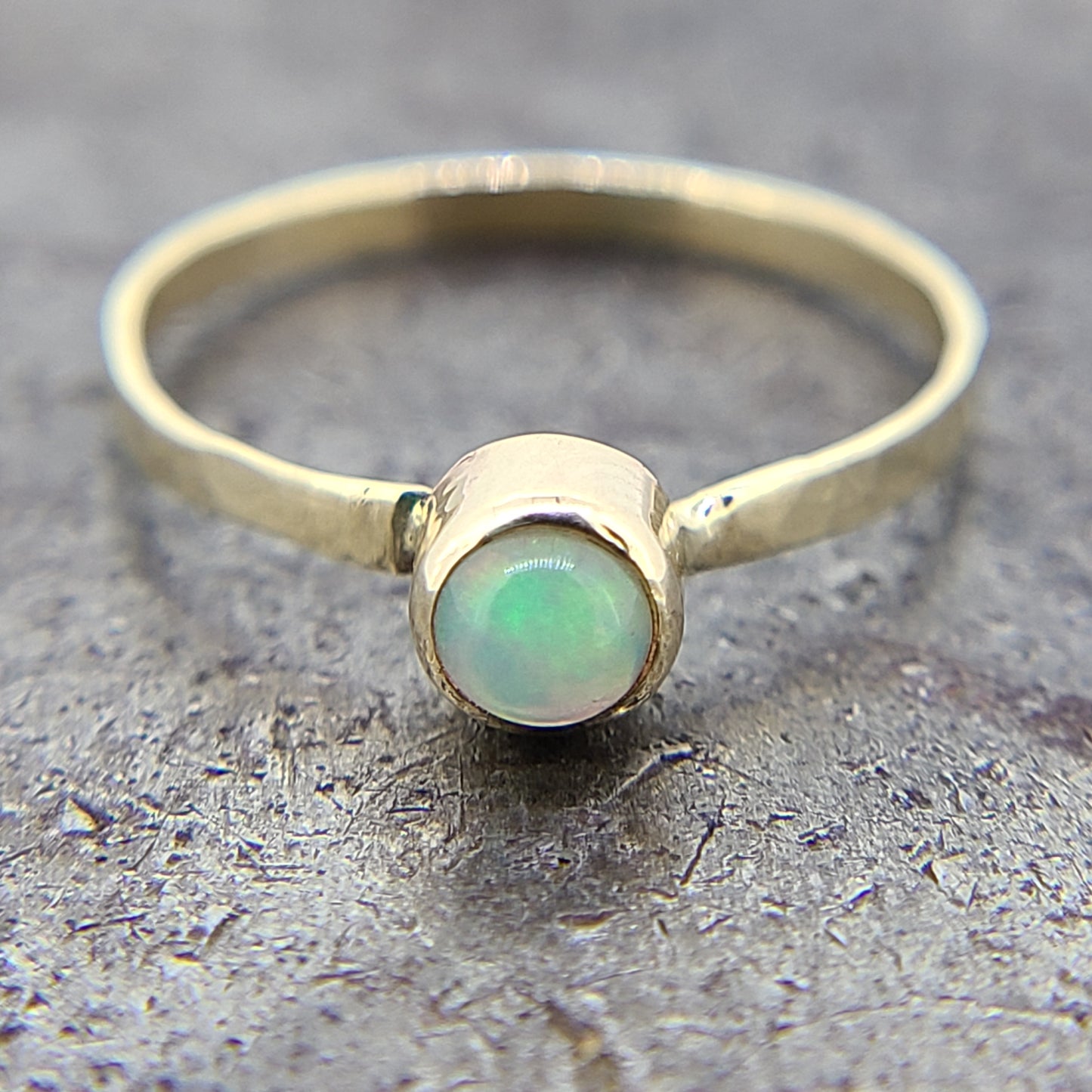 Handmade Ethiopian Opal Ring