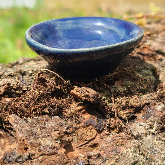 Blue Ceramic Stoneware Mini Dish