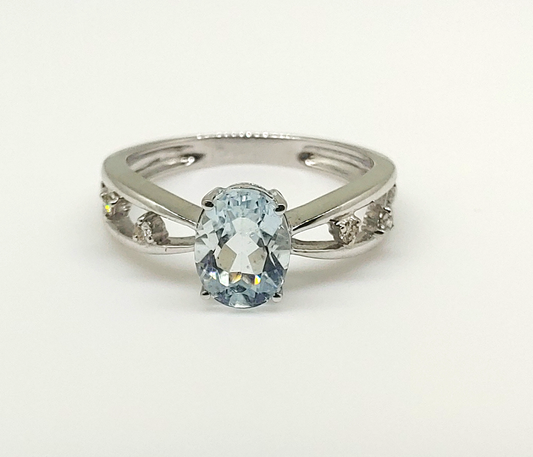 Aquamarine Ring