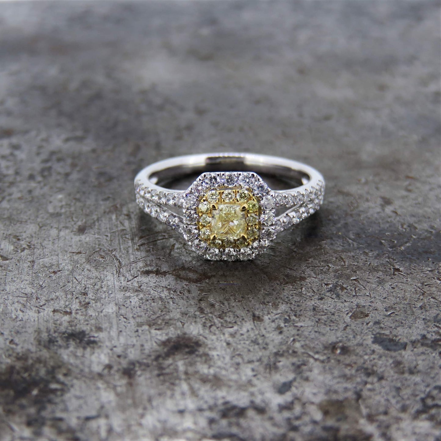 Yellow Diamond Ring