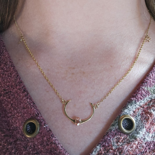 Crescent with Imperial Topaz