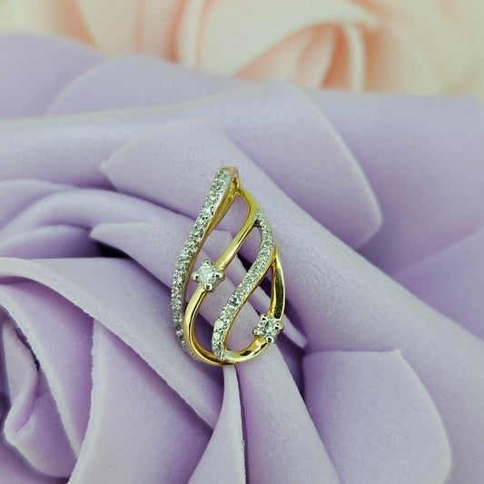 14k Yellow Gold Diamond Pendant *Pendant Only*