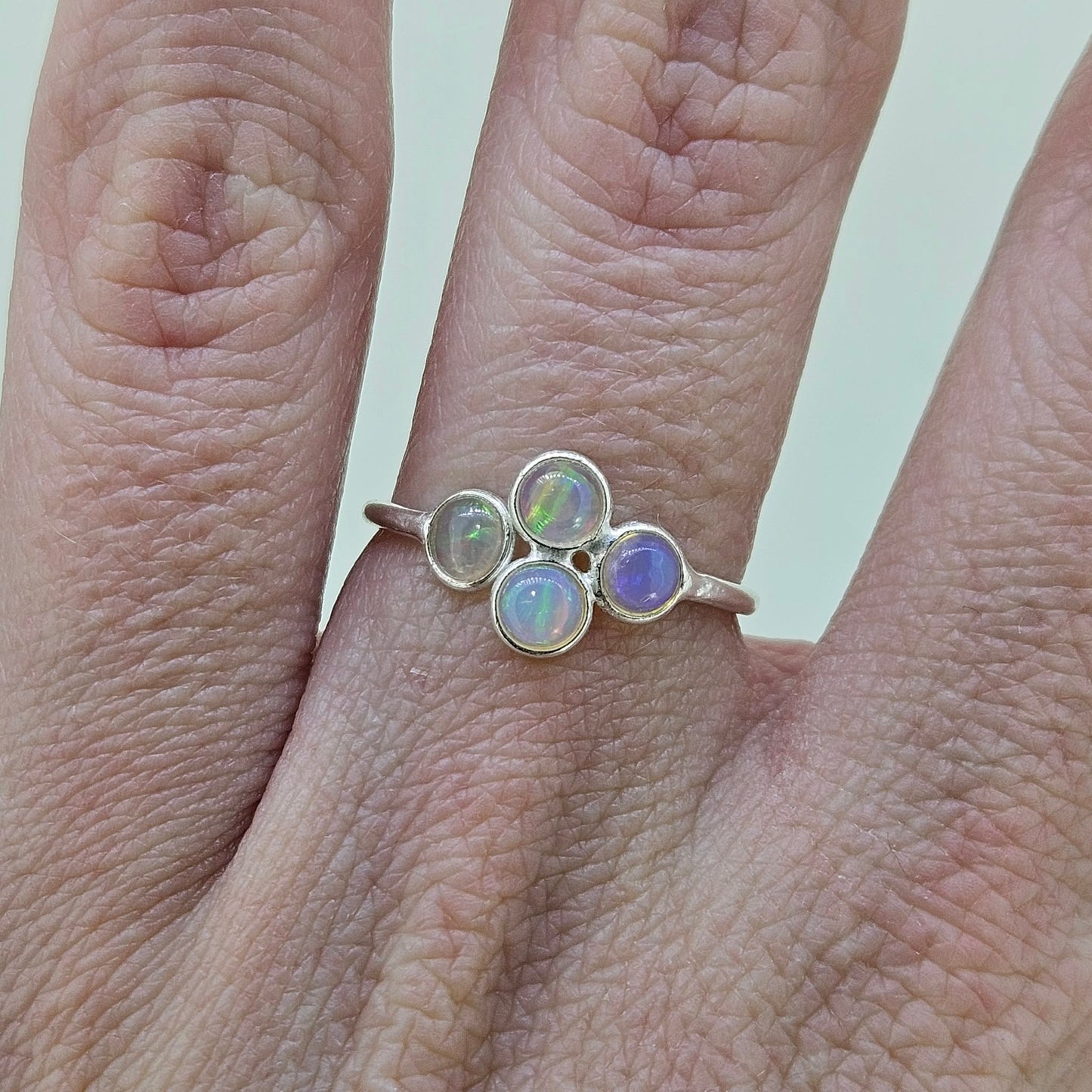 Sterling Ethiopian Opal Ring