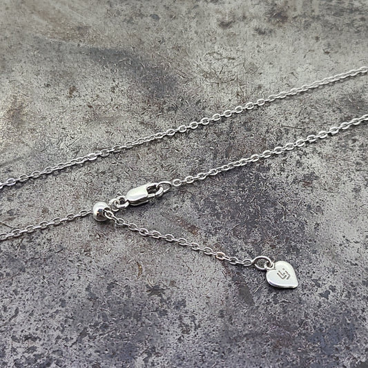 Adjustable Sterling Silver Chain