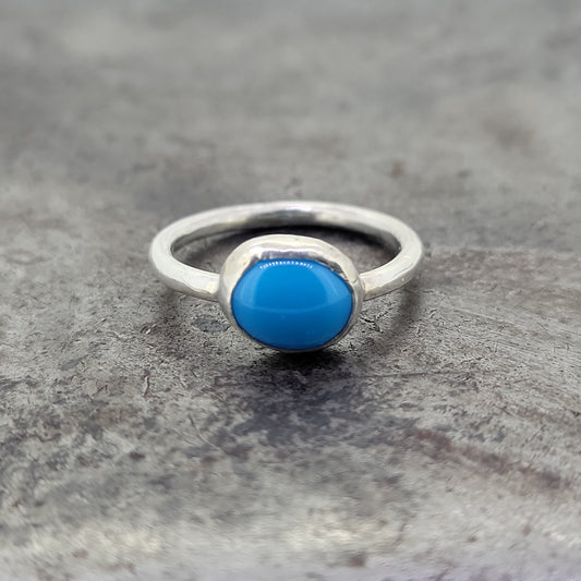 Handmade Sterling Silver and Turquoise Ring