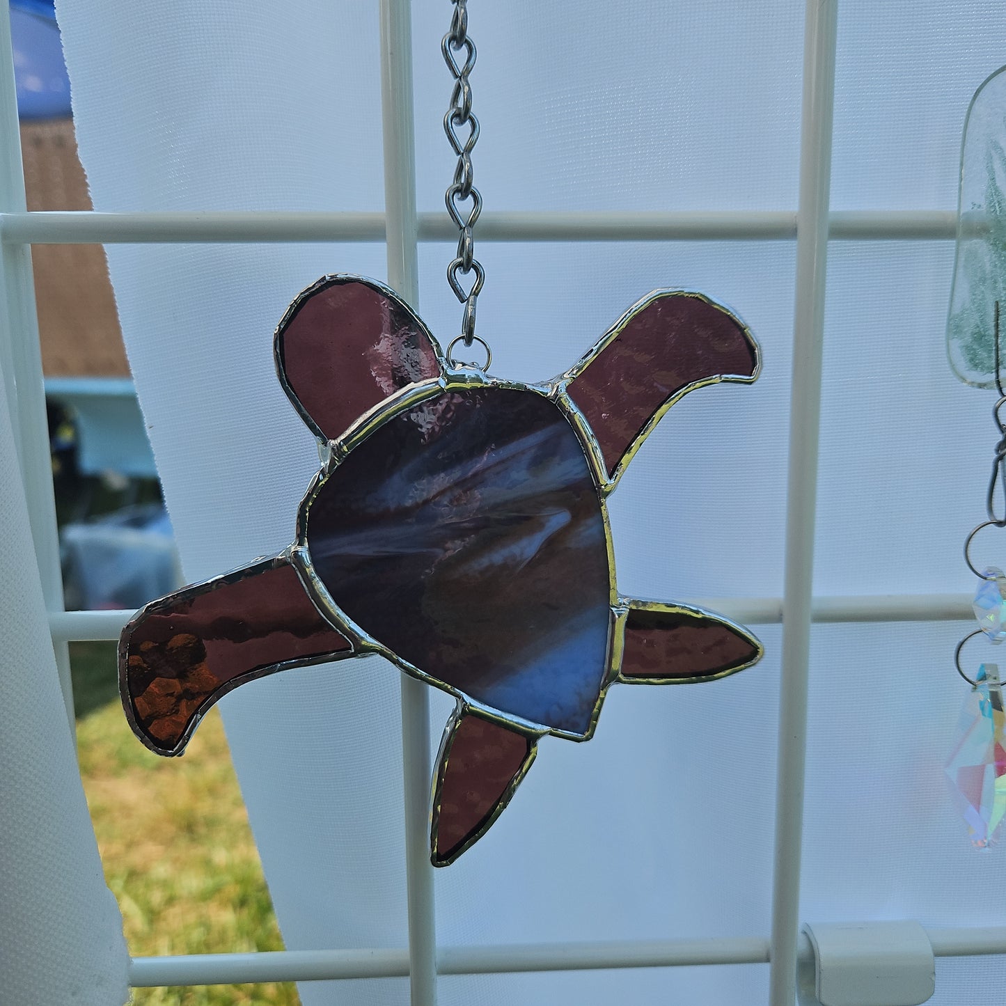 Handmade Stained Glass Turtle