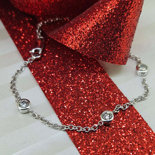 14k Diamond Bracelet