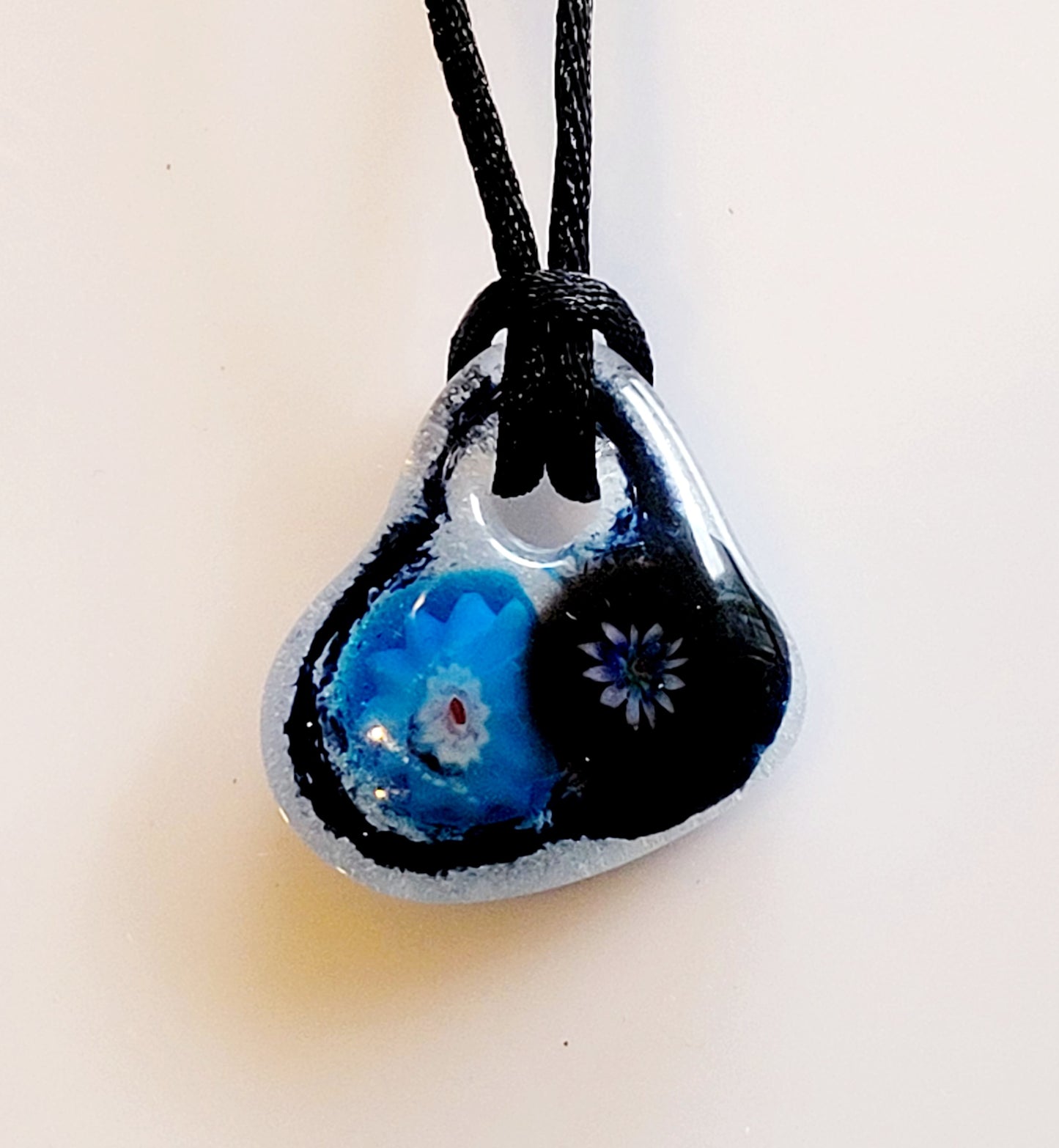 Fused Glass Heart Necklace