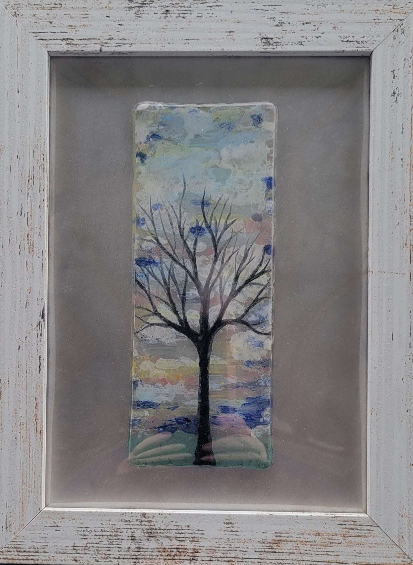 Hand Painted Fused Glass Picture