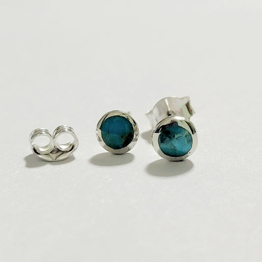 Sterling Turquoise Stud Earrings