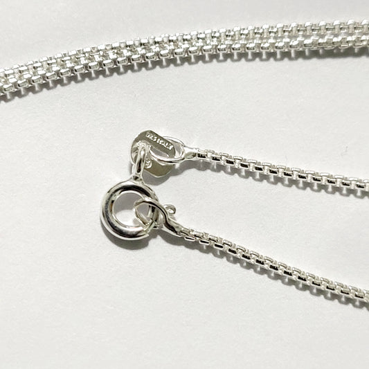 16" Sterling Rounded Box Chain