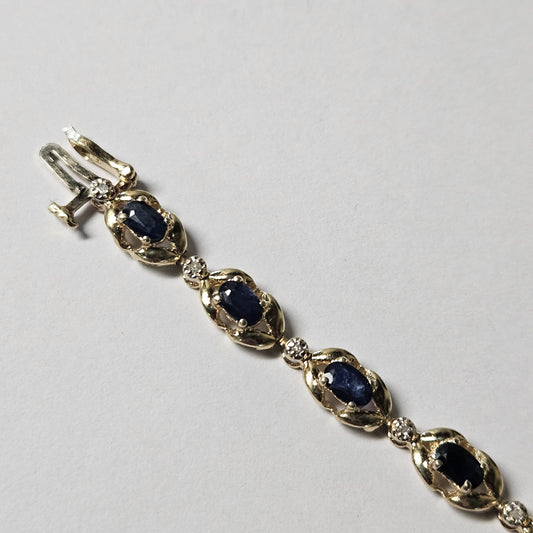 14k Sapphire Bracelet
