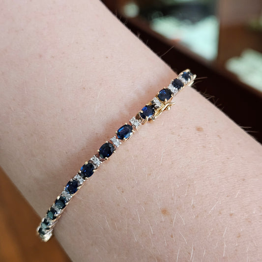 14k Sapphire Bracelet