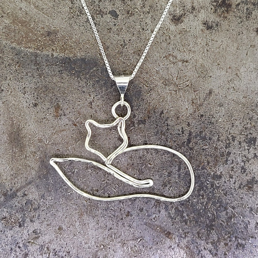 Sterling Fox Necklace