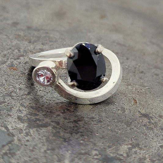 Handmade Sterling Silver Sapphire Ring