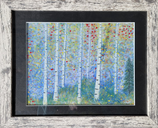 Hand Painted Fused Glass Picture