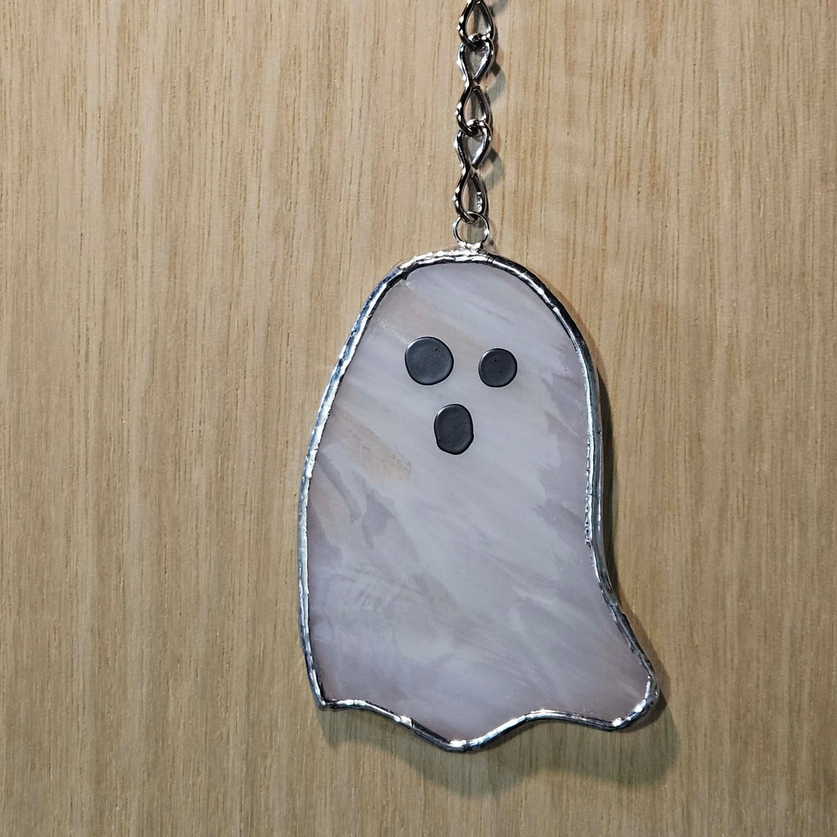 Handmade Stained Glass Ghost Suncatchers