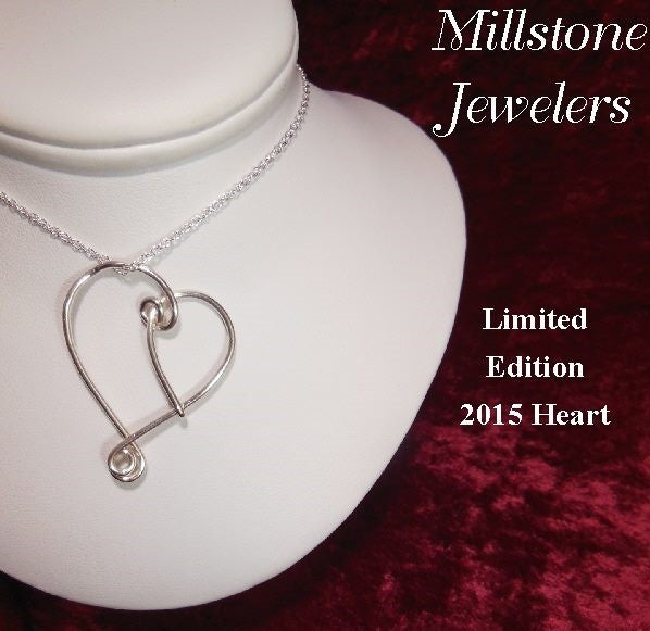 limited edition 2015 heart **Pendant Only**