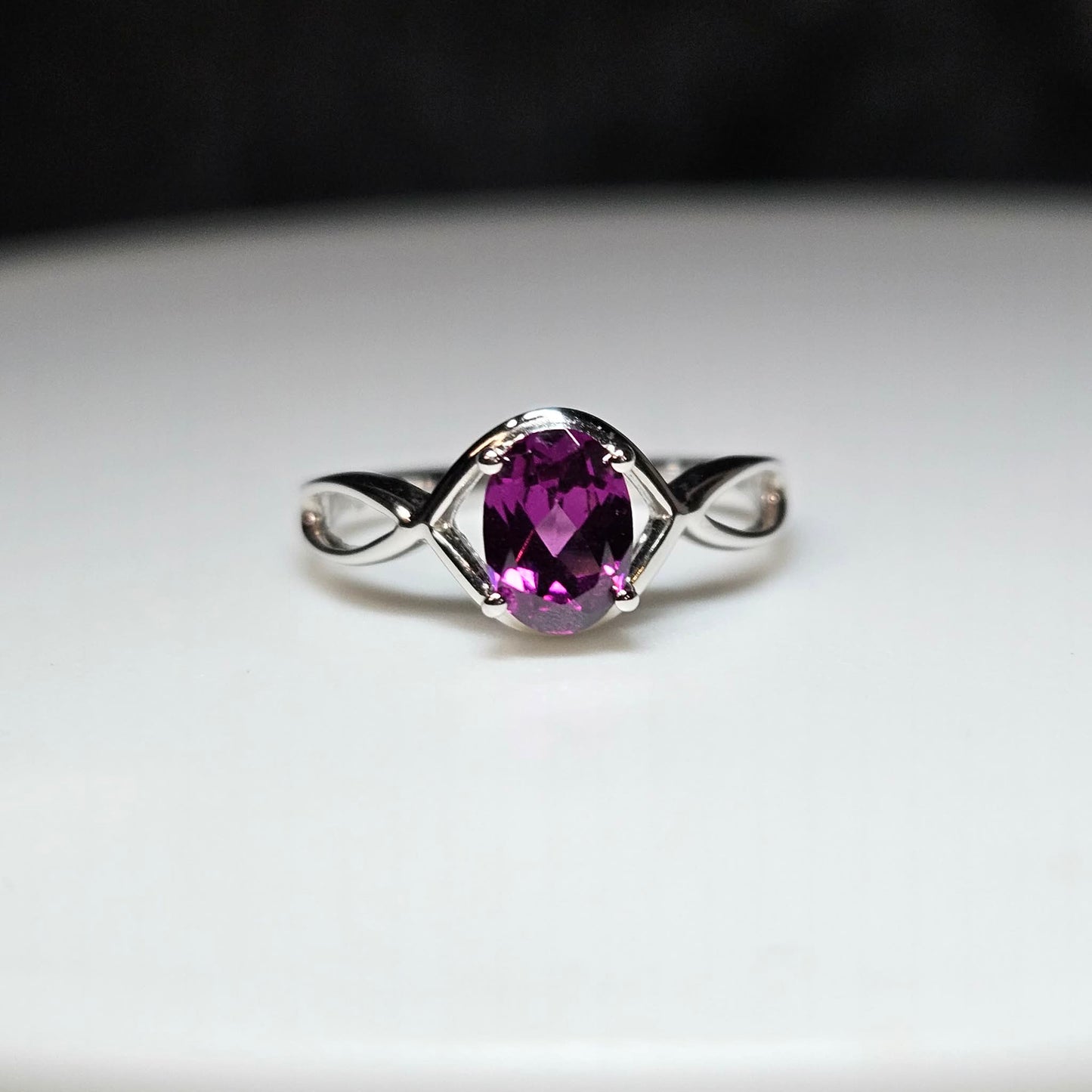 Rhodolite Garnet Ring