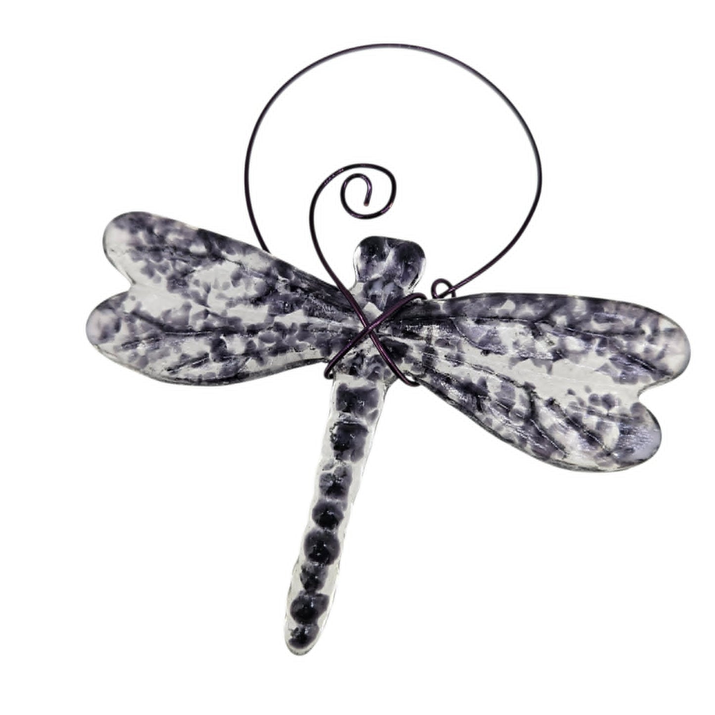 Handmade Fused Glass Dragonfly Suncatcher