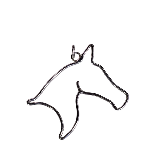 Handmade Sterling Horse Pendant