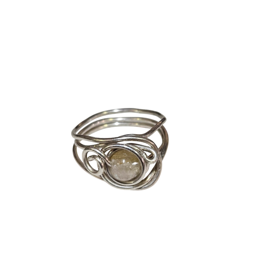 Handmade Sterling Quartz Ring