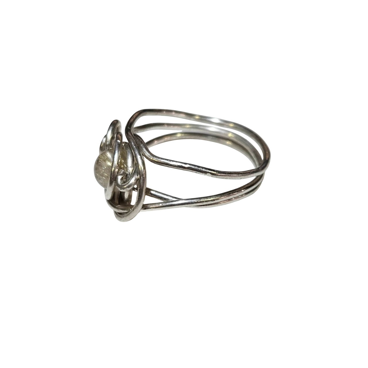 Handmade Sterling Quartz Ring