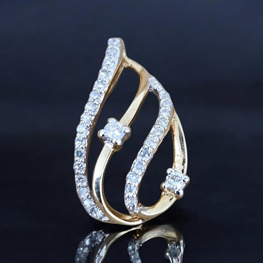 14k Yellow Gold Diamond Pendant *Pendant Only*
