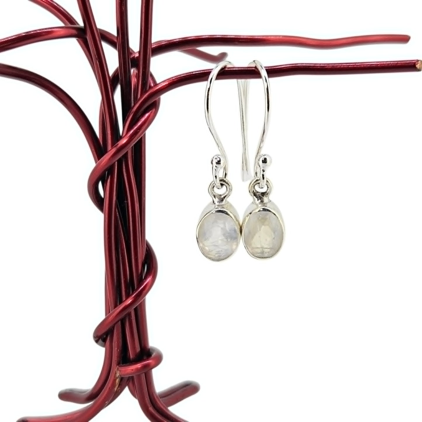 Sterling Silver Moonstone Earrings