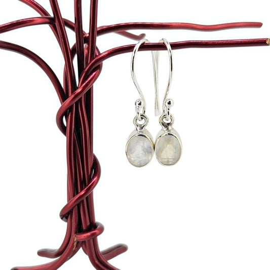 Sterling Silver Moonstone Earrings