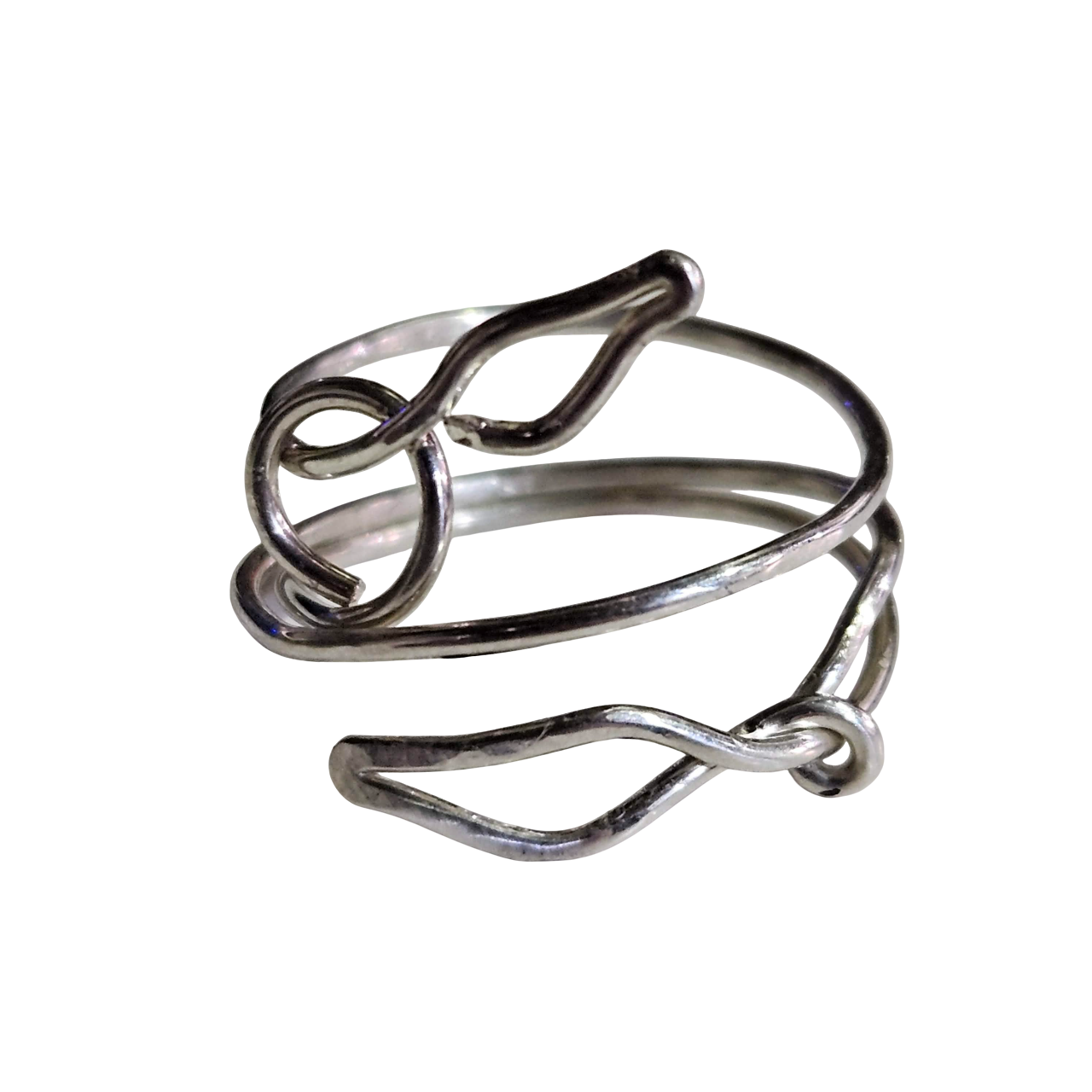 Handmade Sterling Silver Ring – Millstone / Three Stone Studio