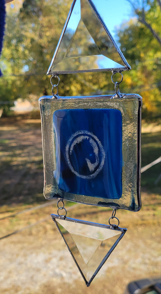 Fused Glass Horse Suncatcher