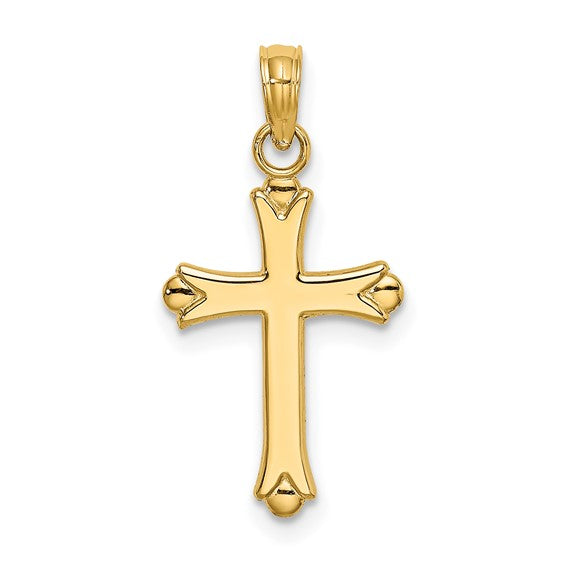 14k Yellow Gold Cross Pendant