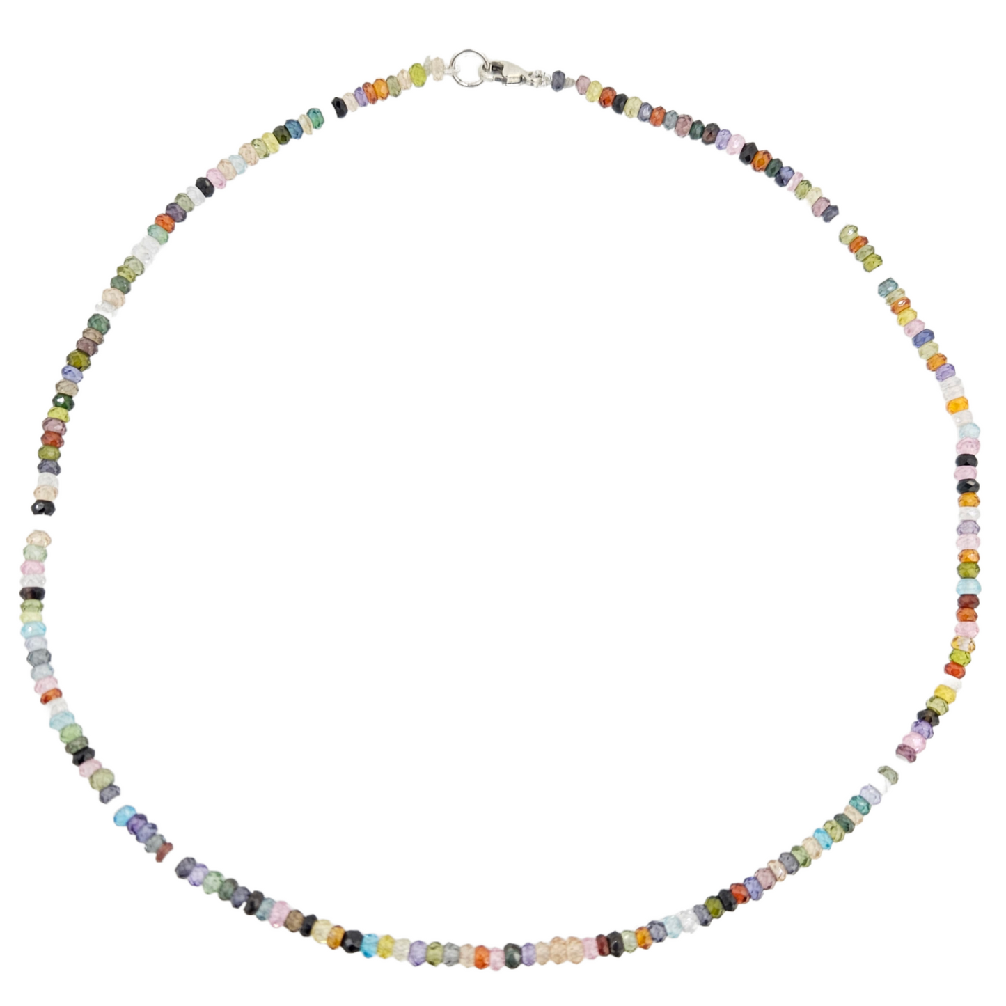 Choker Style Crystal Bead Necklace