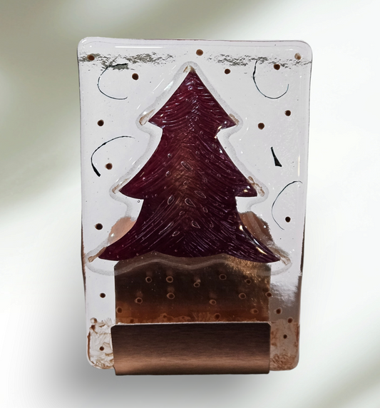 Fused Glass Christmas Tree Decoraton