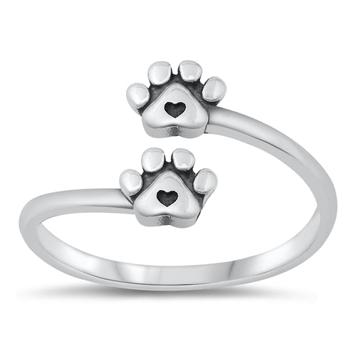 Paws & Hearts Adjustable Ring