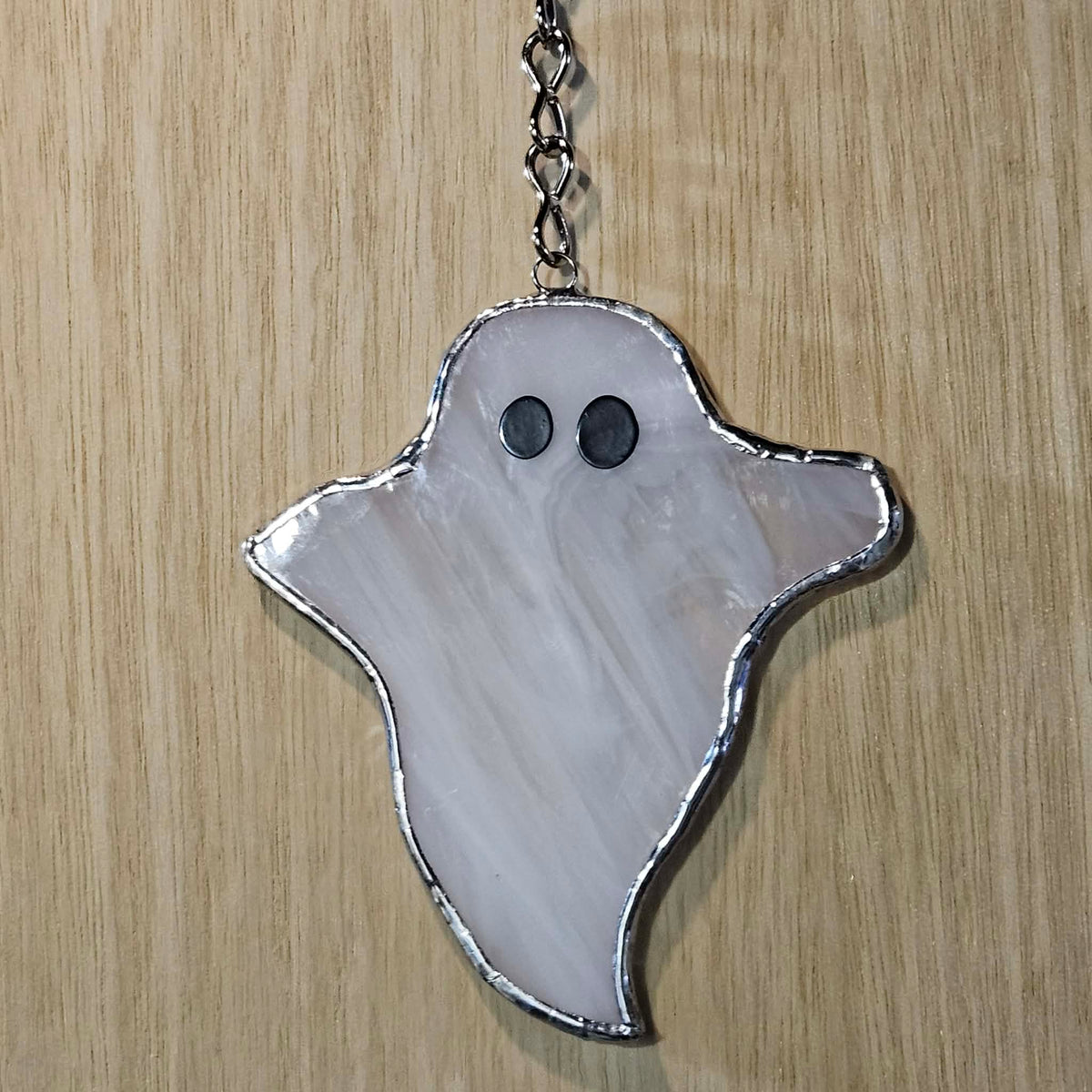 Handmade Stained Glass Ghost Suncatchers