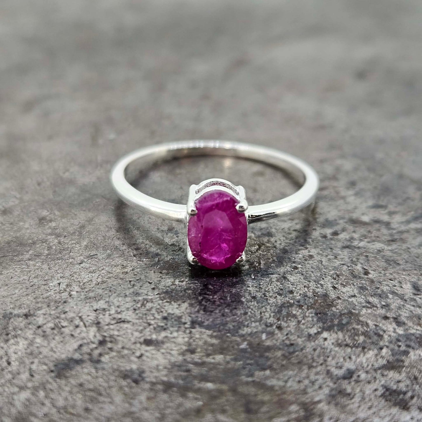 Sterling Silver Gemstone Rings