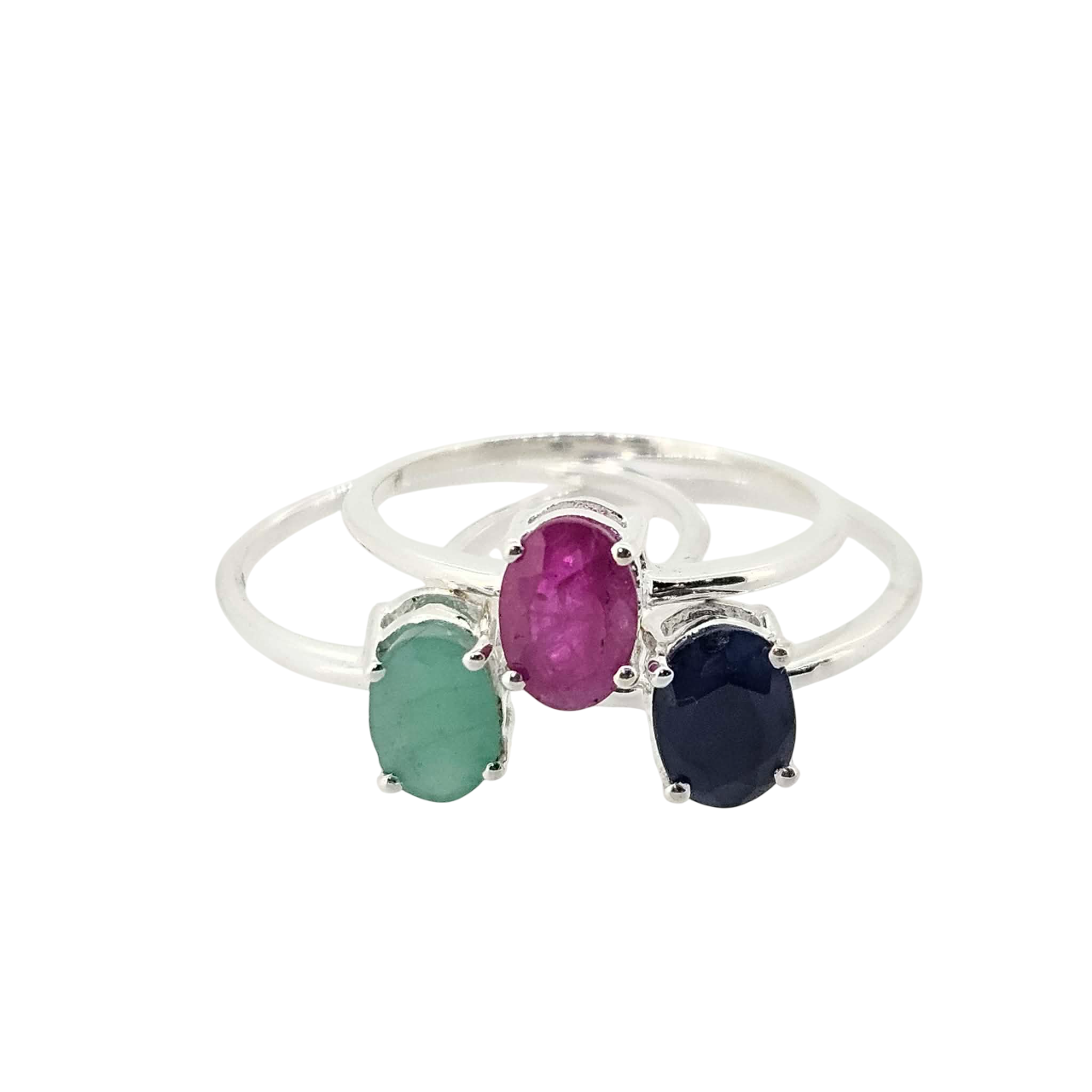 Sterling Silver Gemstone Rings