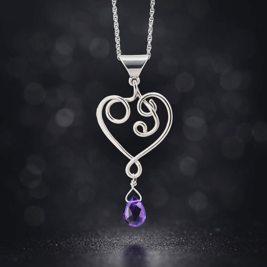 2026 Valentine's Day Heart Necklace