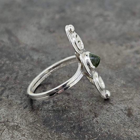 Handmade Sterling Peridot Ring