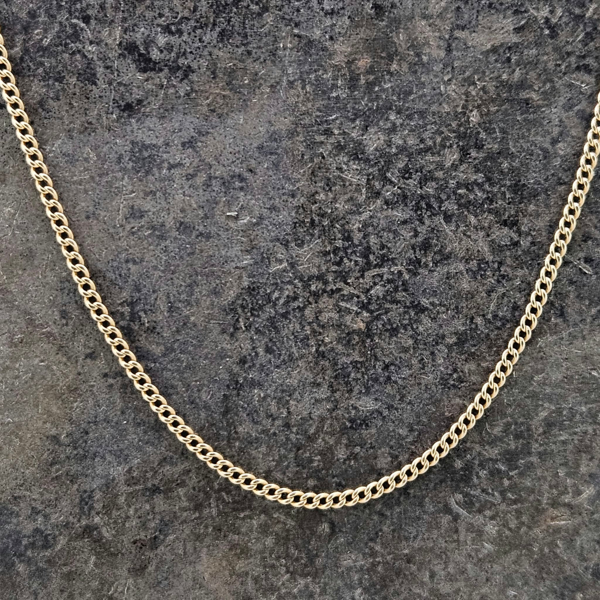 14k 20" Yellow Gold Curb Chain