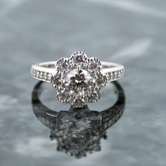 Platinum & Diamond Engagement ring