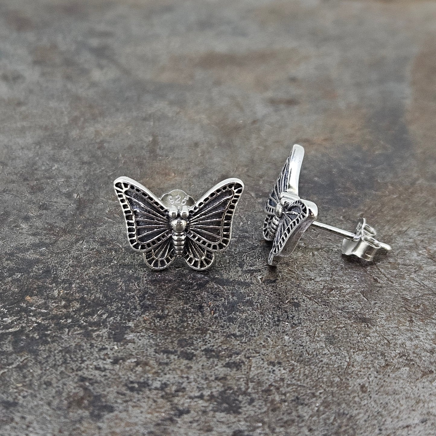 Sterling Butterfly Earrings